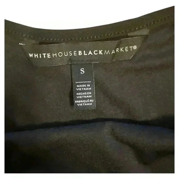 White House Black Market Matte Jersey Diagonal Placket Dress Size Small NWT - Picture 10 of 12